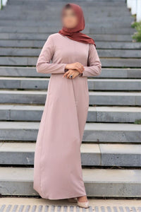 Aqua Center Seam Abaya