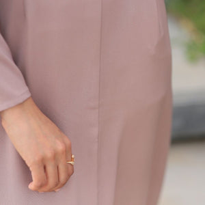 Aqua Center Seam Abaya