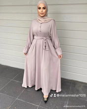 Load image into Gallery viewer, Lara Lux Abaya - Nude (U.A.E)
