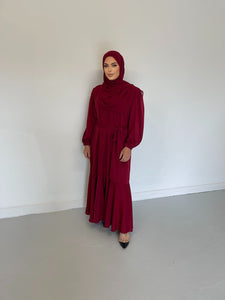 Millan Lux Dress - Dark Red