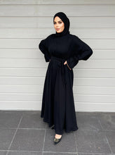 Load image into Gallery viewer, Lara Lux Abaya - Black (U.A.E)
