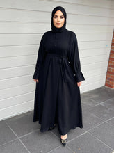 Load image into Gallery viewer, Lara Lux Abaya - Black (U.A.E)
