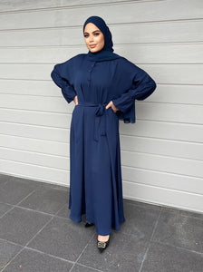 Lara Lux Abaya - Navy (U.A.E)