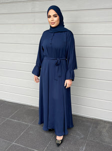 Lara Lux Abaya - Navy (U.A.E)