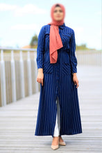 Load image into Gallery viewer, ANSA Blue Striped Dress
