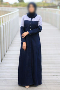 Dark Navy Denim Dress