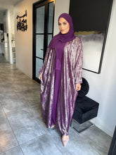 Load image into Gallery viewer, Shimmer Abaya set- Mauve
