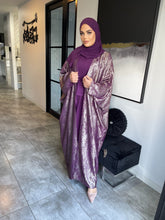 Load image into Gallery viewer, Shimmer Abaya set- Mauve
